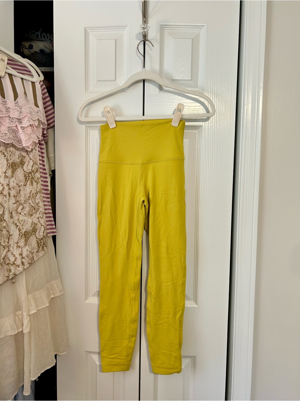 lululemon athletica Yellow-Green Align Double Lined High-Rise Pant
